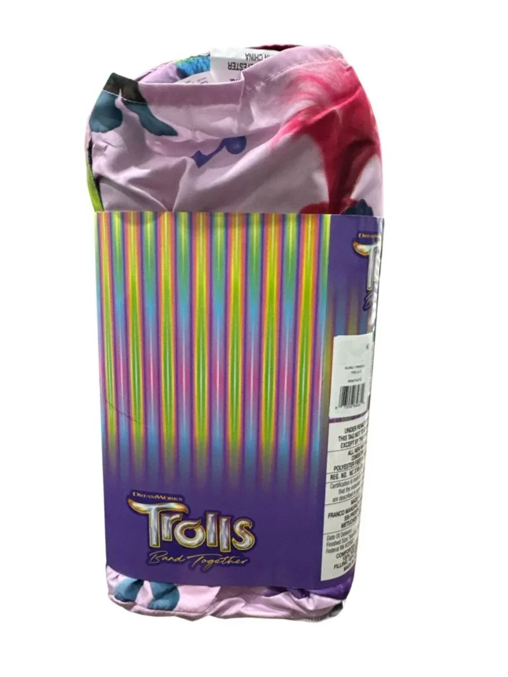 Trolls Band Together 2-Piece Reversible Comforter Set Twin/Full Size